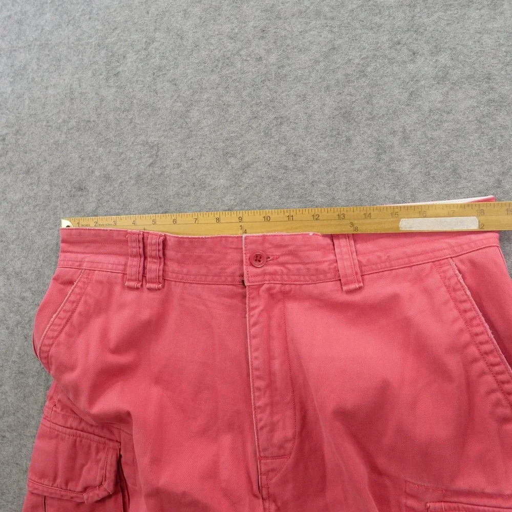 Polo Ralph Lauren Shorts Mens 36 Pink Cargo Pockets Classic Pony Logo 10